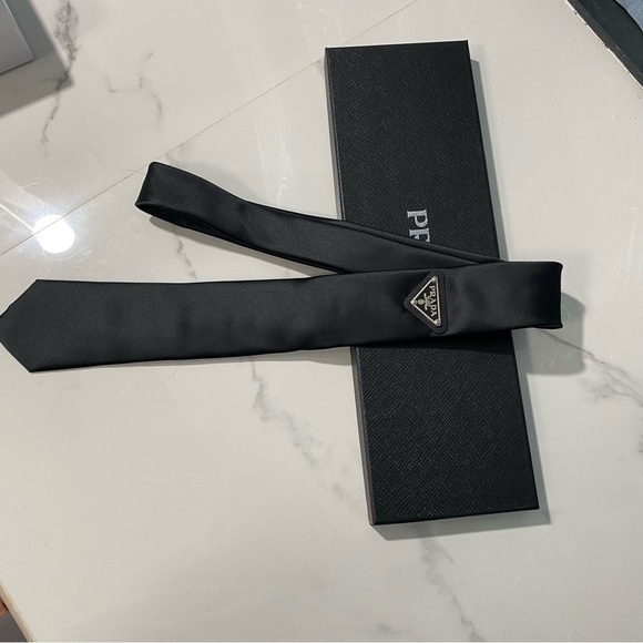 Men’s Prada black ties 🍒🍒 - Picture 1 of 7